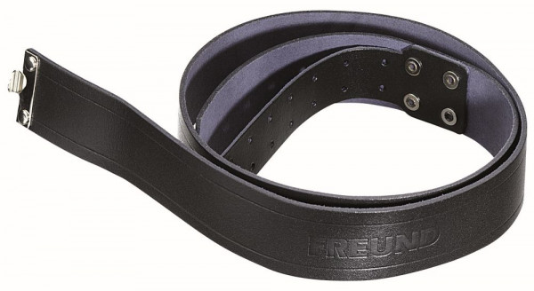 Lederkoppel TOPLINE, schwarz, Bw. 1.200 mm, Länge 1.300 mm - 1