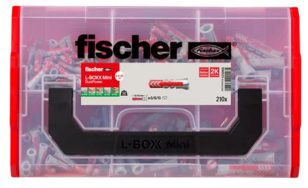 fischer L-BOXX mini DuoPower (210 Teile) - 1