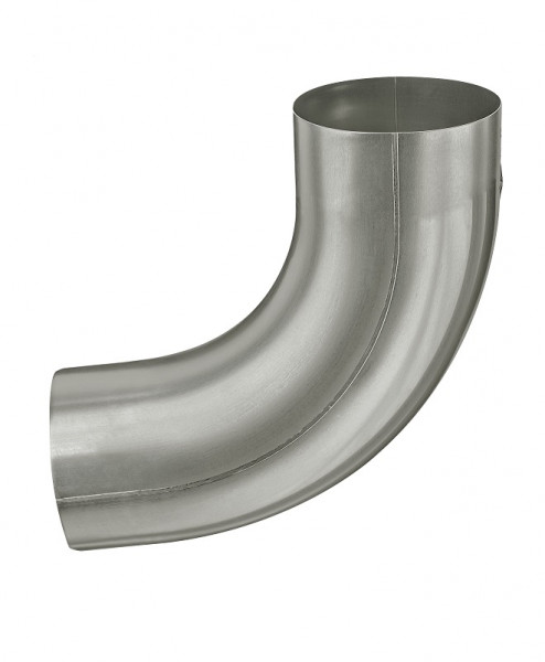 Rohrbogen 75/85° mit Einzug Quartz Zinc vorbewittert | GRÖMO® - 1