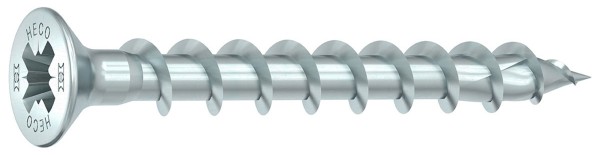HECO-TOPIX-plus 4,5 x 40, Beschlagschraube, Senkkopf, Pozi-Drive, VVG, A3K, 500 St. - 1
