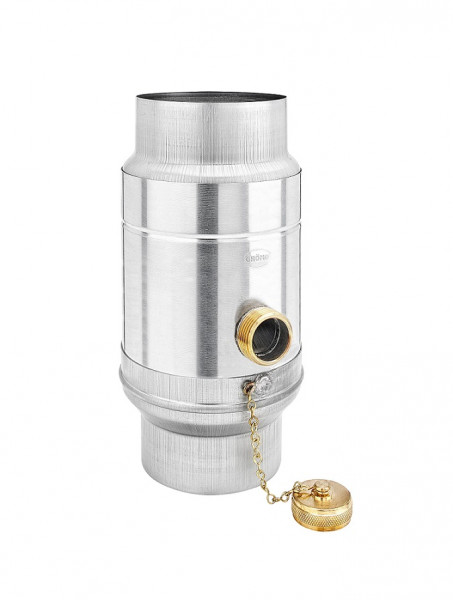 Wassersammler für Ablaufrohre 100 Zink| GRÖMO® - 1