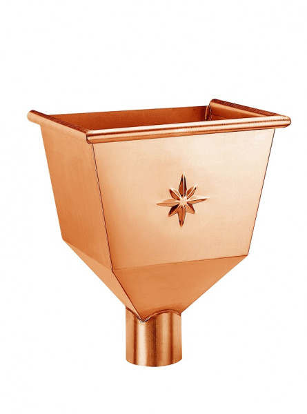 Wasserfangkasten konisch 120 Kupfer| GRÖMO® - 1