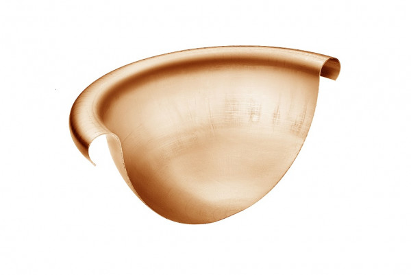 Rinnenviertelkugel universal 280 Kupfer| GRÖMO® - 1
