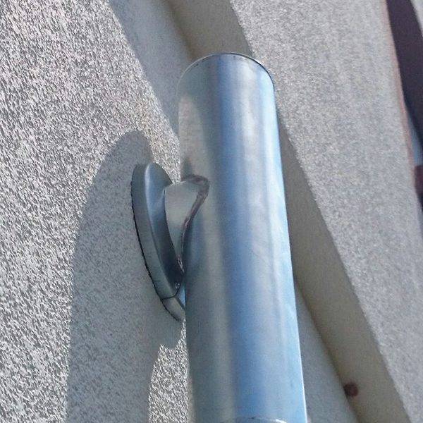Zn Fassadenabzweig 100 mm - 1