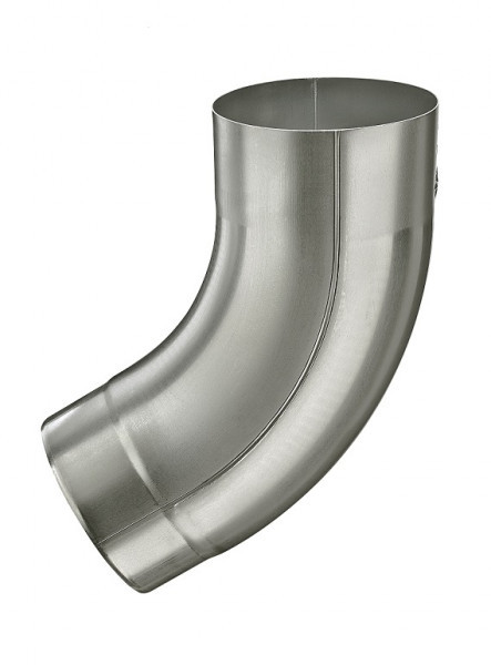 Rohrbogen für Fallrohre 100/60° mit Einzug Quartz Zinc vorbewittert| GRÖMO® - 1