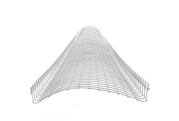 Laubschutzgitter halbrund 280 Edelstahl | GRÖMO® - 1