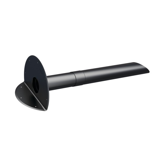 Attikagully - Wasserspeier DN 75 Hart-PVC Flansch - 1