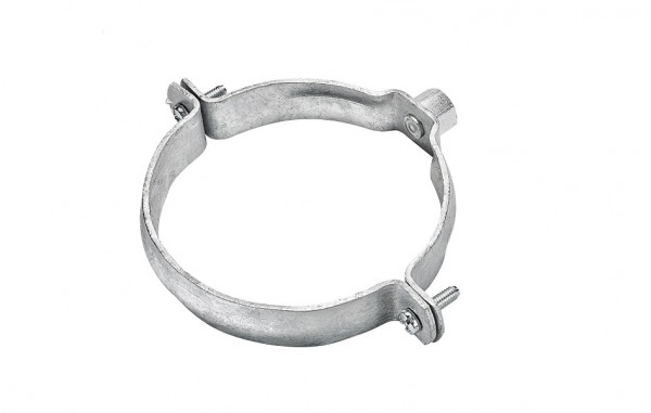 SML Gussrohrschelle mit Gewindemutter M10 110 Stahl verzinkt | GRÖMO® - 1