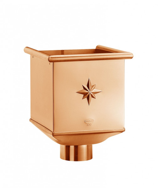 Wasserfangkasten kubisch 80 Kupfer | GRÖMO® - 1