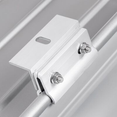 Alu Solarhalter Rundkopf 110 mm 40/40 - 1