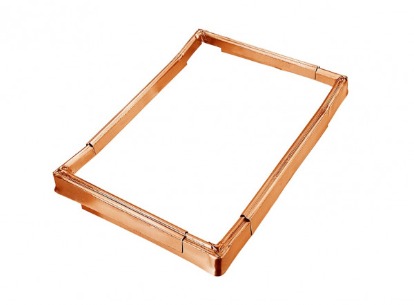 Überhangsteckrahmen für Kaminverwahrung Gr.1/320-550 Kupfer| GRÖMO® - 1