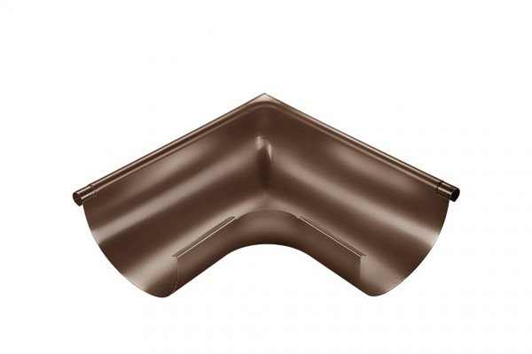 Rinnenwinkel-Außeneck 400/90° halbrund Stahl verzinkt - Testa di Moro | GRÖMO® - 1