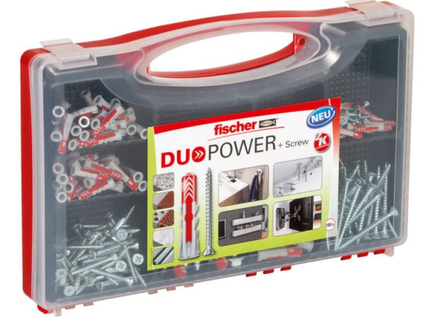 fischer Red-Box DuoPower + Schraube (210 Teile) - 1