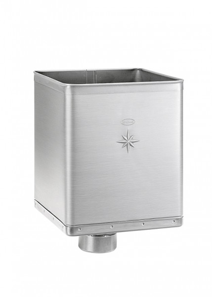 Design-Wasserfangkasten exzentrisch 120 Uginox Patina K41 | GRÖMO® - 1