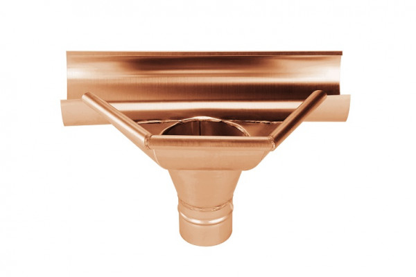 Rinnenerweiterung Segmentform für halbrunde Rinne 280/80 Kupfer| GRÖMO® - 1