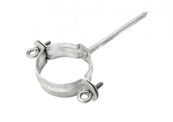 Standrohrschelle mit Schlagstift 80/140 Stahl verzinkt| GRÖMO® - 1