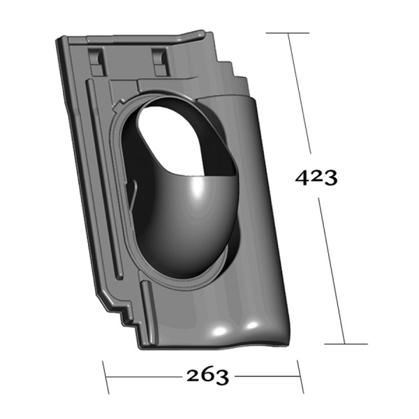 ERLUS ERGOLDSBACHER E58 S, Grundplatte ohne Rohr - 1