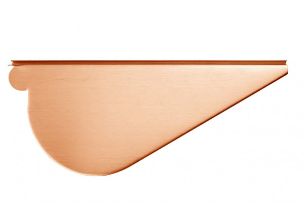 Aufdachrinnenboden rechts 400 Kupfer| GRÖMO® - 1