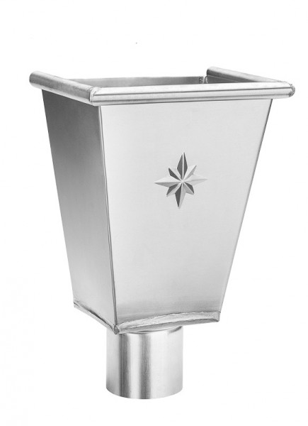 Wasserfangkasten konisch klein 80 Zink | GRÖMO® - 1