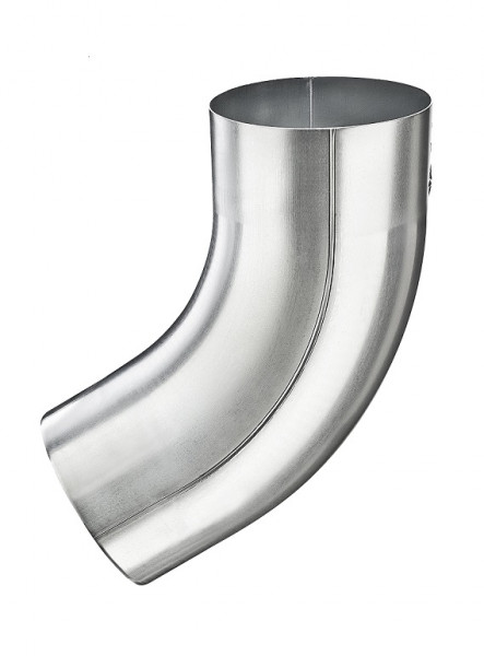 Rohrbogen für Fallrohre 50/60° mit Einzug Zink | GRÖMO® - 1
