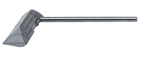 Lötkolbenhammerstück mit Spezial-Stahlbeschichtung 325 g für Kolben-Lötbrenner 25100000 - 1