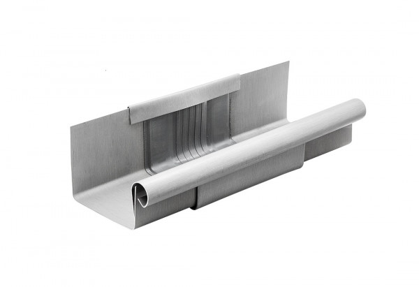 Rinnen-Dilatation mit Blende, Kastenform 500 Aluminium| GRÖMO® - 1