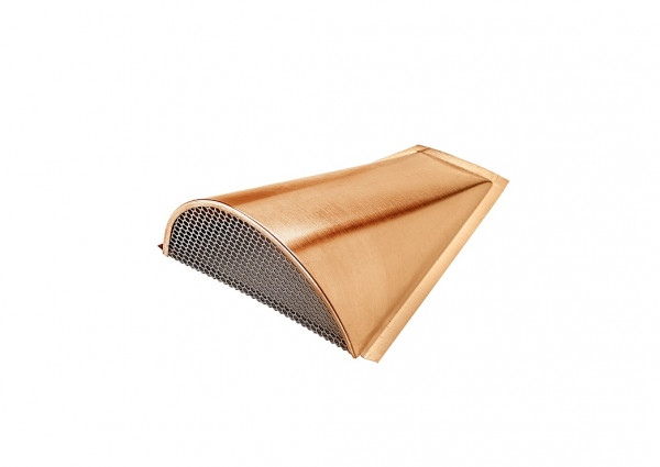 Dachlüfter Ochsenauge halbrund 260/160/90 Kupfer| GRÖMO® - 1