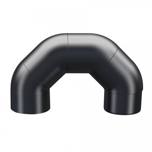 Rohrbogen-Set DN75/110 für Dachdurchführung - 1