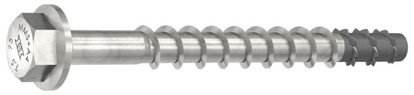 MULTI-MONTI-plus SS A4 10,0 x 85, Sechskantkopf mit Scheibe, 25 St. - 1