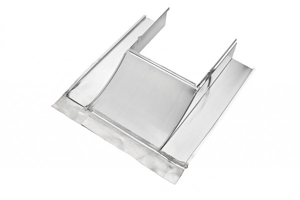 Kaminverwahrung Unterteil (Brustblech) 800-1400 Zink| GRÖMO® - 1