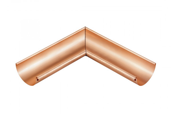 Rinnenwinkel-Inneneck 333/90° halbrund 500mm Kupfer| GRÖMO® - 1