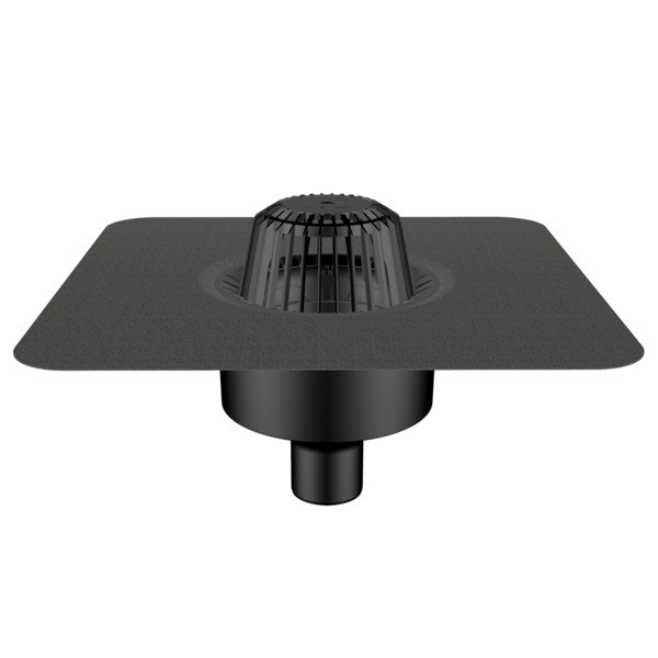 Dachablauf + Lüfteruntert. DN75 Bitumenmanschette - 1