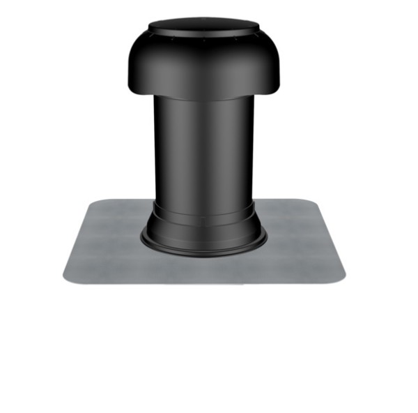 Dachraum Lüfterelement DN125/160 mit Kunststoffmanschette nach Wahl - 1