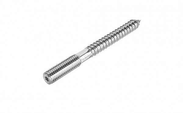 Stockschraube M10x140 mit Torxantrieb für Fallrohre Stahl verzinkt | GRÖMO® - 1