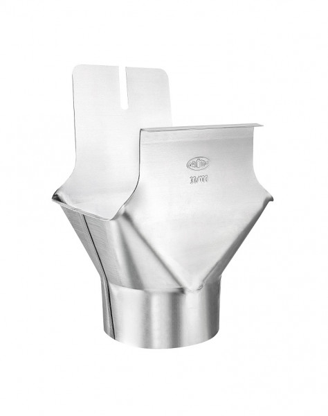 Einhangstutzen Kastenrinne 200/60 Zink | GRÖMO® - 1