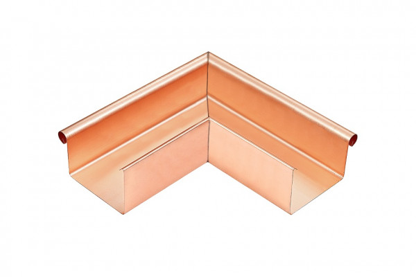 Rinnenwinkel-Außeneck 250/90° Kastenform Kupfer| GRÖMO® - 1