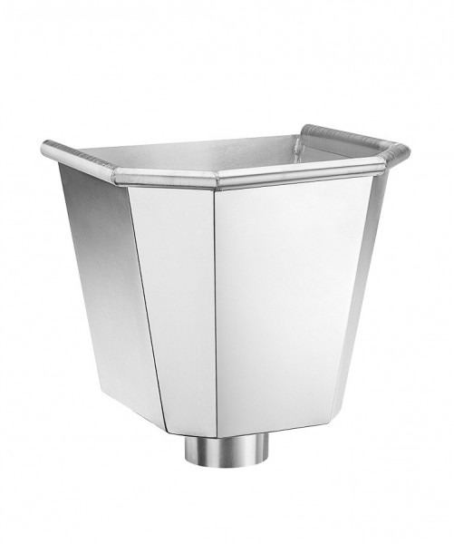 Wasserfangkasten sechskant 120 Zink | GRÖMO® - 1