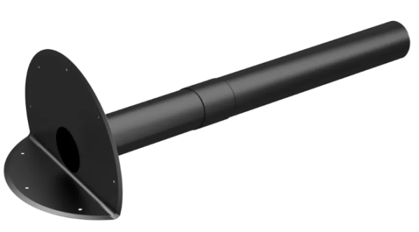 Attikagully - Wasserspeier DN 50 Hart-PVC Flansch - 1