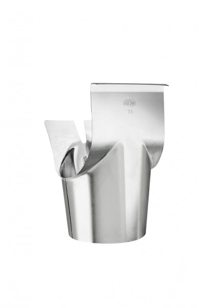 Schrägstutzen konischer Auslauf, halbrunde Rinne 280/118 Zink| GRÖMO® - 1