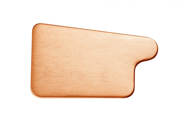 Rinnenboden Kastenform links 250| Kupfer GRÖMO® - 1