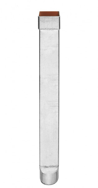 Standrohr quadratisch 1m ohne Reinigungsdeckel 100x100 Stahl verzinkt | GRÖMO® - 1