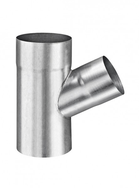 Fallrohrabzweig 72° 87/76 Aluminium| GRÖMO® - 1