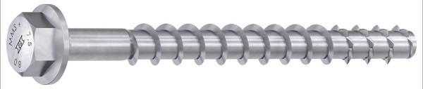 MULTI-MONTI-plus SS 7,5 x 50, Sechskantkopf mit Scheibe, HP, 50 St. - 1