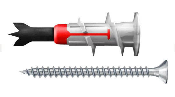 fischer Gipskartondübel DuoBlade S mit Schraube - 1