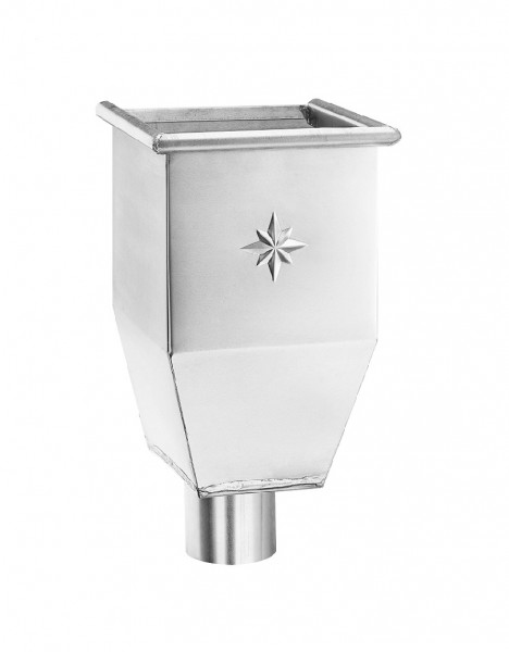 Wasserfangkasten wandanliegend lang 80 Zink | GRÖMO® - 1