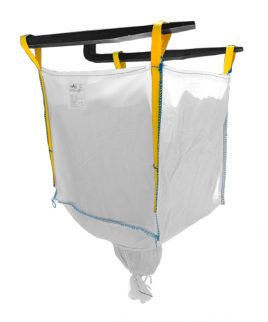 Big Bag Sack Bauschuttsäcke Bigpack mit 4 Hebeschlaufen bis 1.500kg Traglast für Garten Sand