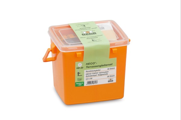 HECO-Terrassengleiterset, 30 x Randst., 30 x HT-Terrassengleiterschr. - 1