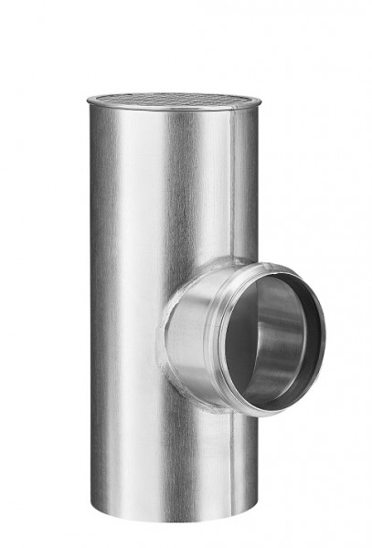 Flachdach-Abzweig 110/120 Zink | GRÖMO® - 1