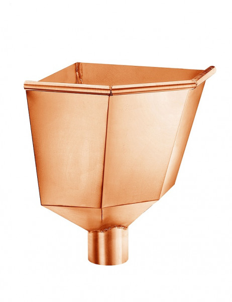 Wasserfangkasten Inneneck 120 Kupfer| GRÖMO® - 1