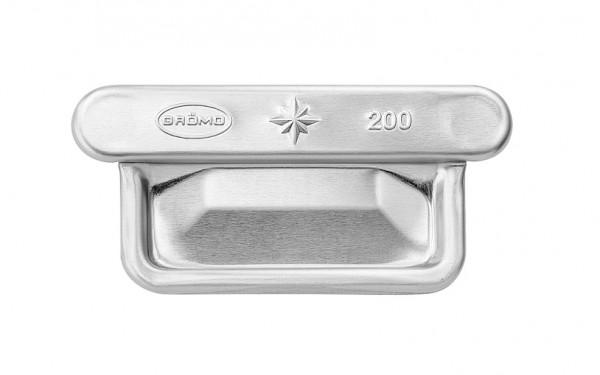 Rinnenboden Kastenform universal 250 Aluminium | GRÖMO® - 1